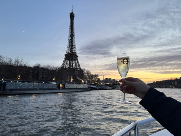 Champagner auf der Seine!