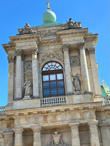 Historische Gebäude in Warschau, Polen