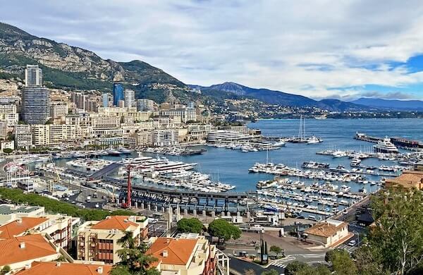 Blick über Monte-Carlo